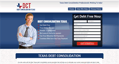 Desktop Screenshot of debtconsolidation-tx.com